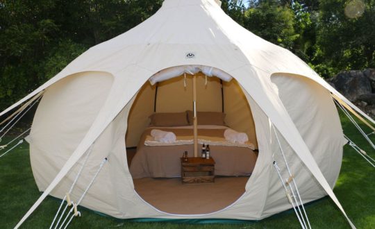 Hoe leuk!? Inflatable Glamping tent