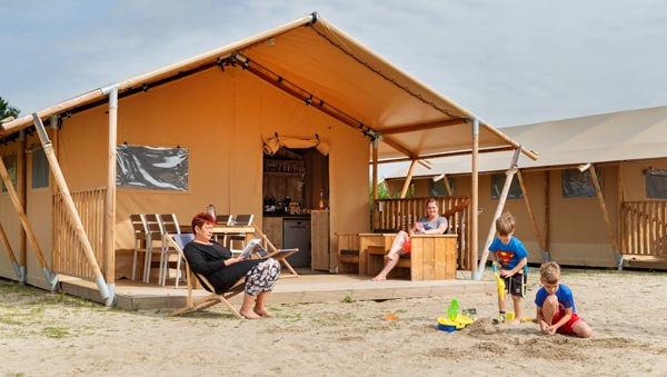 Glamping - Park Flevostrand - Safaritent