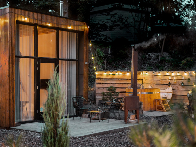 Tiny House in Nederland met hottub 