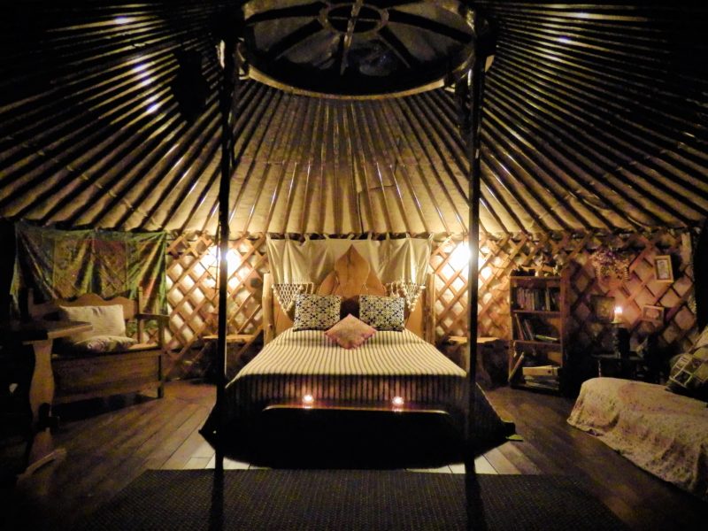 voordelen van glamping in een yurt