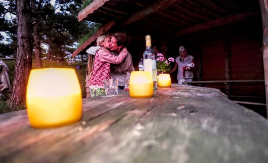 Even zoals vroeger: vertragen bij Texel Yurts