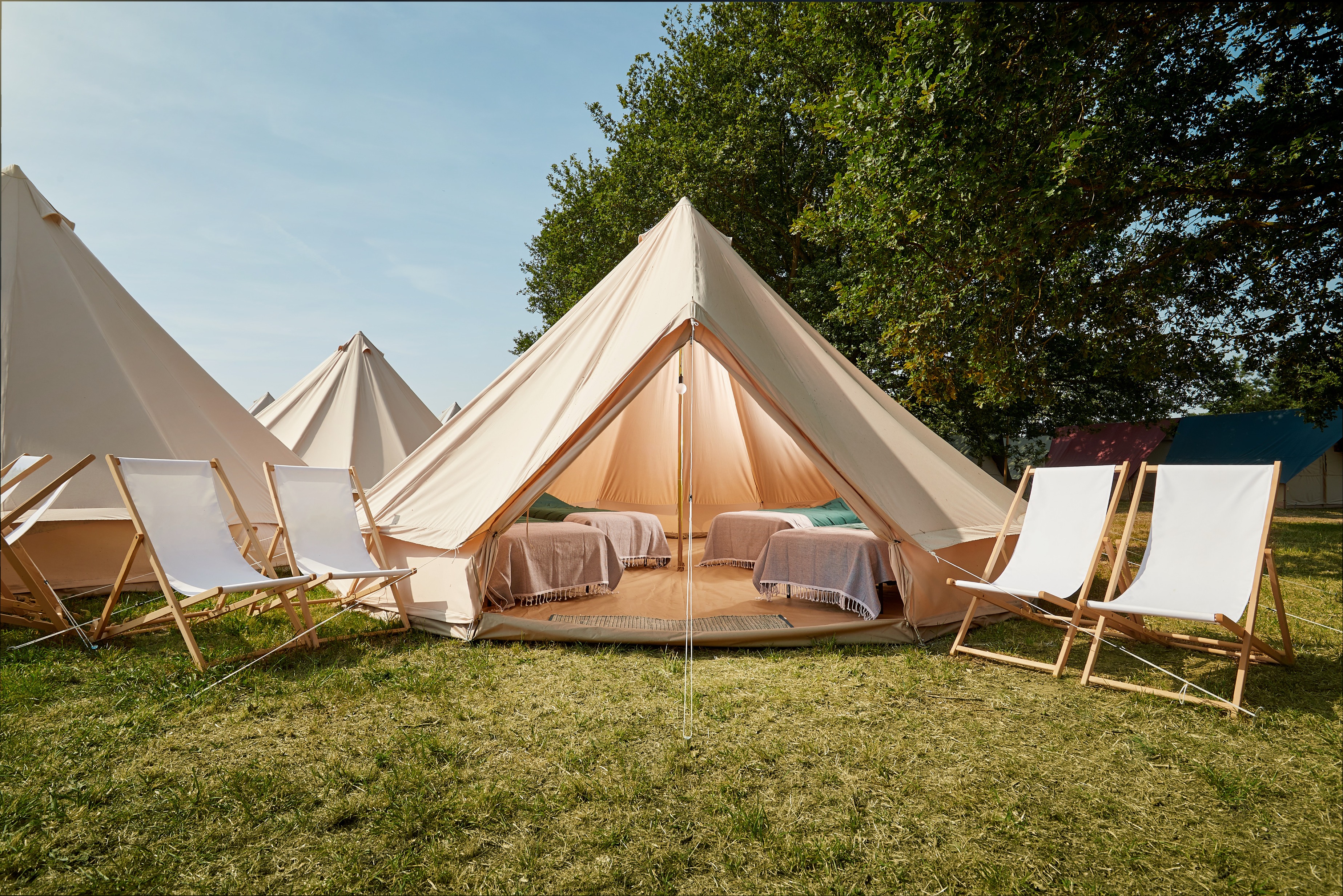 pop-up glamping Kallumaan