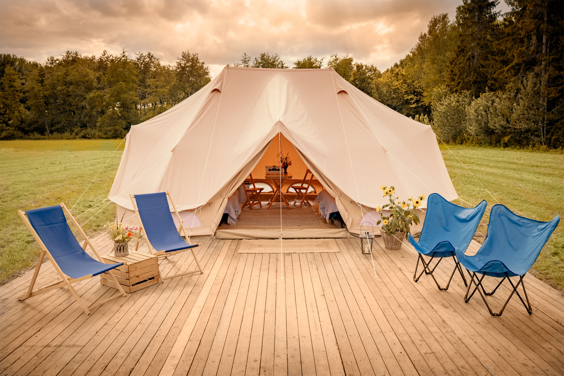 Natuurlijk Glamping pop-up glamping