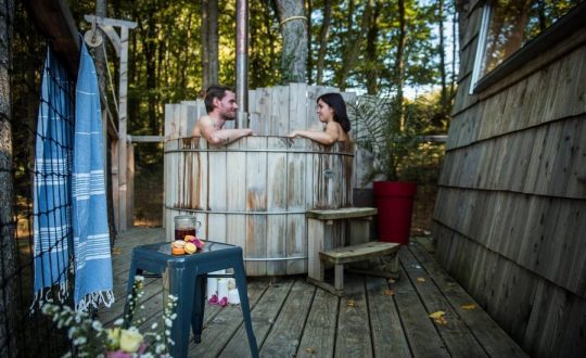 Cabane Spa Belle étoile - Glamping.nl