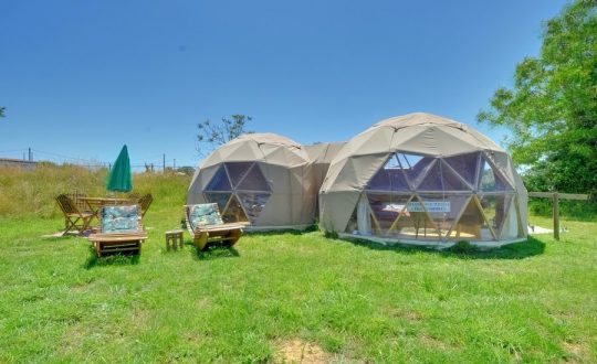 Double dôme Lama’Zonia - Glamping.nl