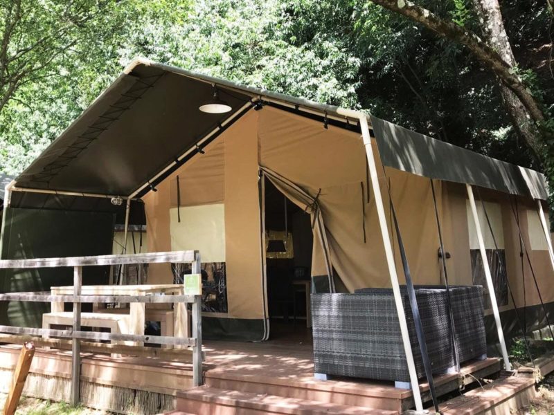 Glampen op La Garenne