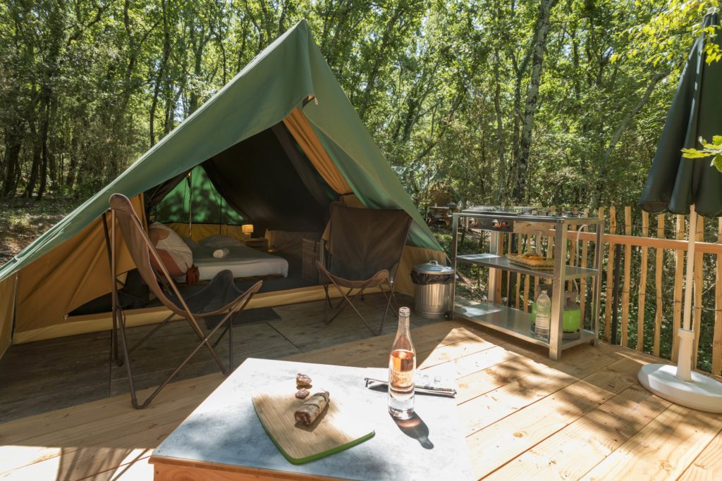 Foto van glampen bij Huttopia Sud Ardèche 