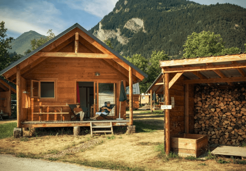 Chalet Montana Huttopia Bourg Saint Maurice kerst