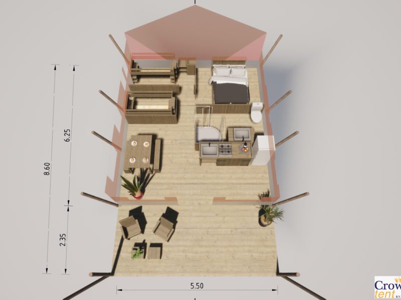 Crown Tent Lodge Visuele weergave